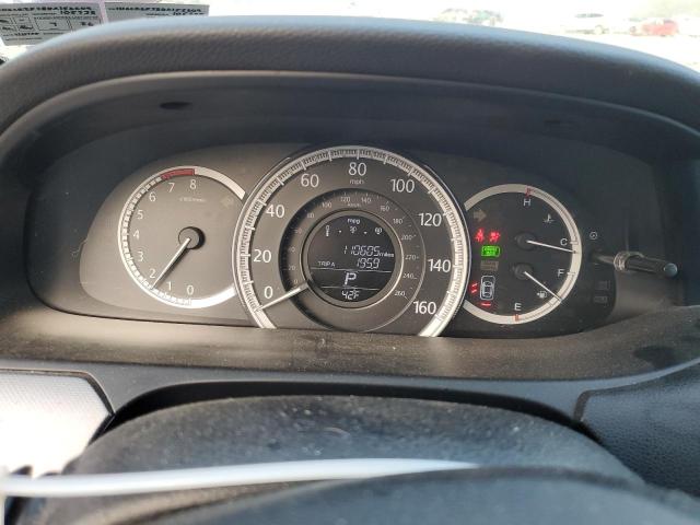 1HGCR2F38DA152609 - 2013 HONDA ACCORD LX მუქწითელი ფოტო 9