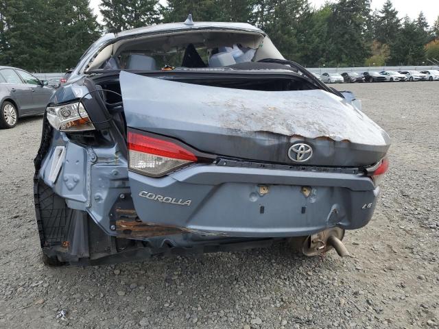 JTDEPRAE2LJ063566 - 2020 TOYOTA COROLLA LE BLUE photo 6