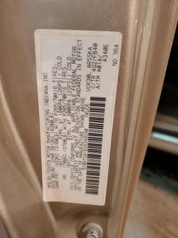 5TBRT34163S349340 - 2003 TOYOTA TUNDRA ACCESS CAB SR5 TAN photo 13