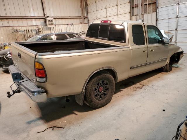 5TBRT34163S349340 - 2003 TOYOTA TUNDRA ACCESS CAB SR5 TAN photo 3