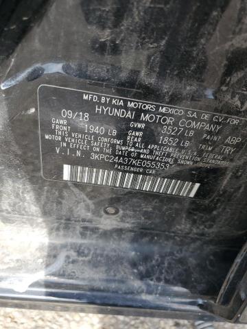 3KPC24A37KE055353 - 2019 HYUNDAI ACCENT SE BLACK photo 12