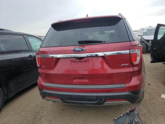 1FM5K8D86KGA95295 - 2019 FORD EXPLORER XLT Rouge photo 6