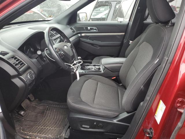 1FM5K8D86KGA95295 - 2019 FORD EXPLORER XLT Rouge photo 7