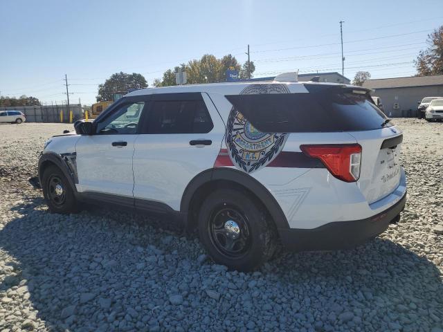 1FM5K8AB3MGC35516 - 2021 FORD EXPLORER POLICE INTERCEPTOR WHITE photo 2