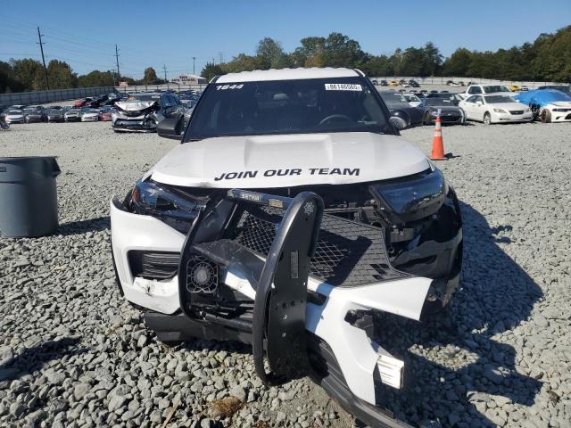 1FM5K8AB3MGC35516 - 2021 FORD EXPLORER POLICE INTERCEPTOR WHITE photo 5
