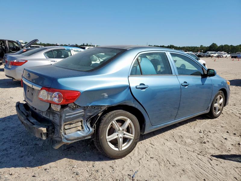 5YFBU4EE0DP095826 - 2013 TOYOTA COROLLA BASE Կապույտ լուսանկար 3