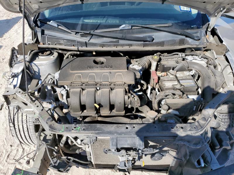 3N1AB7AP3KY263324 - 2019 NISSAN SENTRA S SILVER photo 11