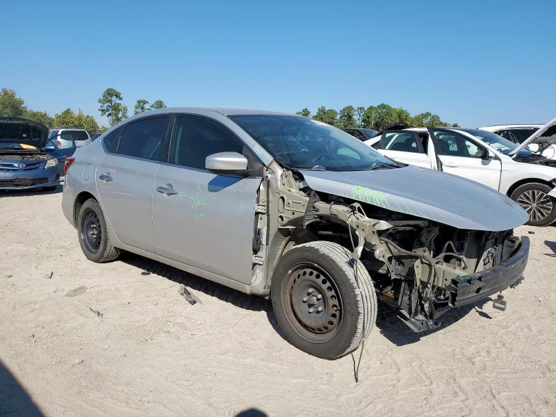 3N1AB7AP3KY263324 - 2019 NISSAN SENTRA S SILVER photo 4