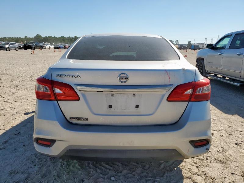 3N1AB7AP3KY263324 - 2019 NISSAN SENTRA S SILVER photo 6