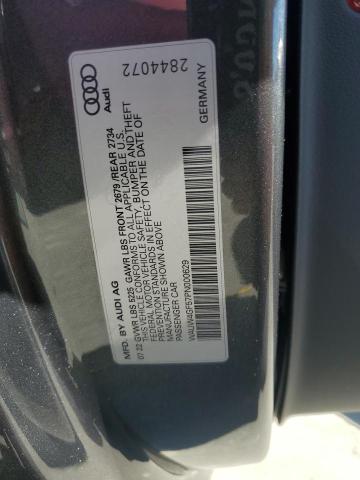 WAUW4GF57PN000629 - 2023 AUDI S5 PREMIUM PLUS CHARCOAL photo 12