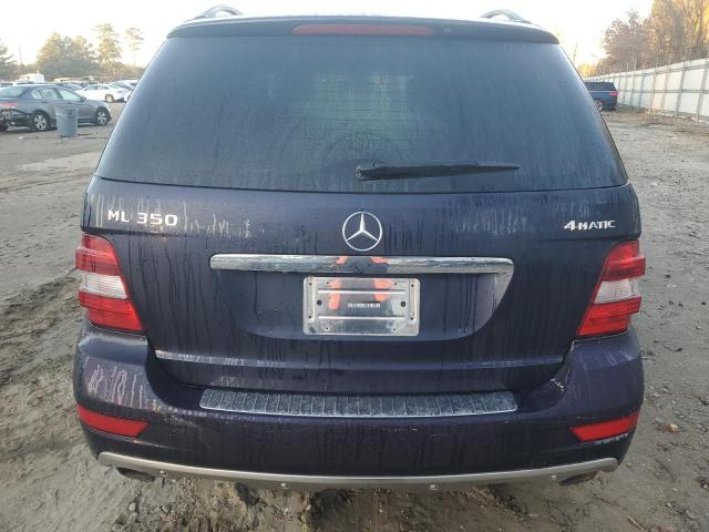 4JGBB8GBXBA716101 - 2011 MERCEDES-BENZ ML 350 4MATIC BLUE photo 6