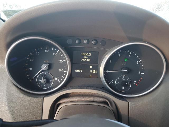 4JGBB8GBXBA716101 - 2011 MERCEDES-BENZ ML 350 4MATIC BLUE photo 9