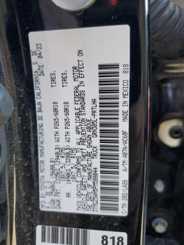 3TMGZ5AN5PM588044 - 2023 TOYOTA TACOMA DOUBLE CAB შავი ფოტო 12