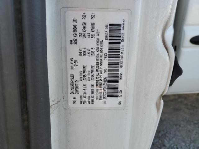 1B7KC2362XJ593196 - 1999 DODGE RAM 2500 WHITE photo 12