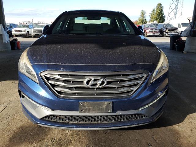 5NPE34AF0FH223531 - 2015 HYUNDAI SONATA SPORT BLUE photo 5