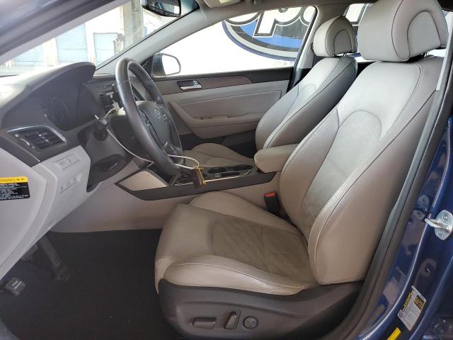 5NPE34AF0FH223531 - 2015 HYUNDAI SONATA SPORT BLUE photo 7