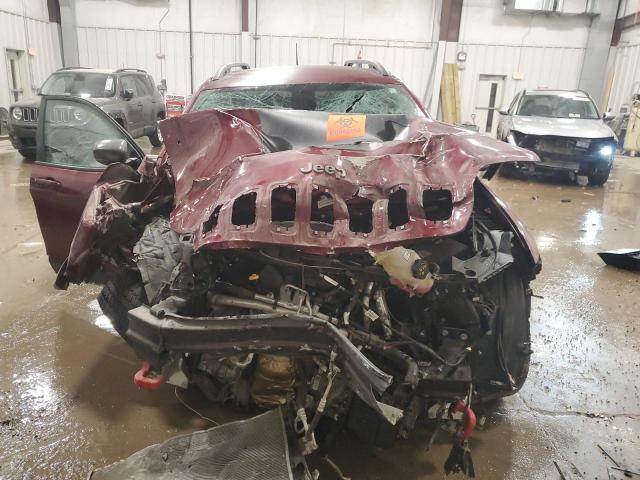 1C4PJMBX4LD578452 - 2020 JEEP CHEROKEE TRAILHAWK BURGUNDY photo 5
