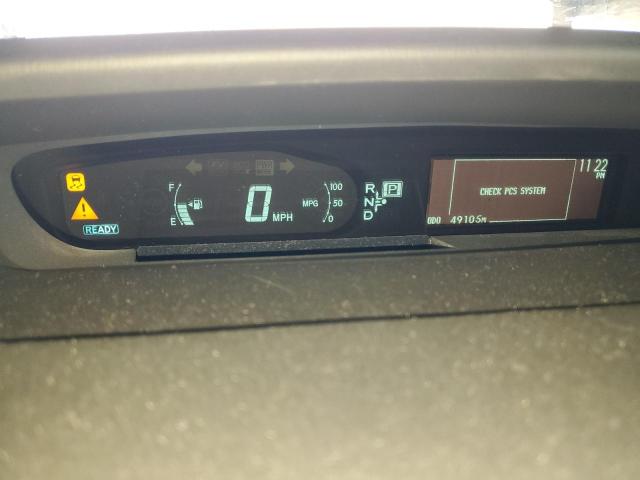 JTDKN3DPXC3008192 - 2012 TOYOTA PRIUS PLUG WHITE photo 9