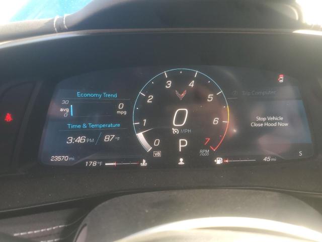 1G1YA3D44N5101964 - 2022 CHEVROLET CORVETTE STINGRAY 1LT BLUE photo 9