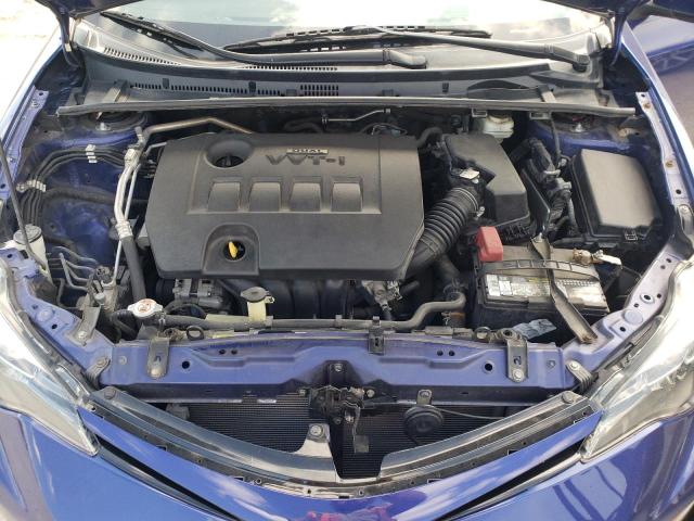 5YFBURHE3KP891914 - 2019 TOYOTA COROLLA L BLUE photo 11