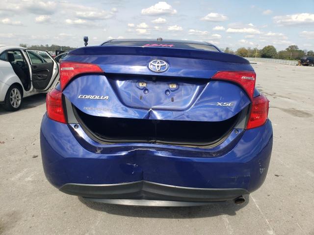 5YFBURHE3KP891914 - 2019 TOYOTA COROLLA L BLUE photo 6