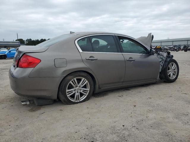 JN1CV6AP3DM301585 - 2013 INFINITI G37 BASE BROWN photo 3