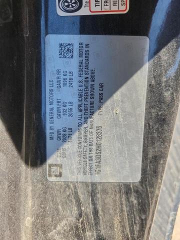 1G1FA3DS2H0128376 - 2017 CHEVROLET CAMARO LS CHARCOAL photo 12