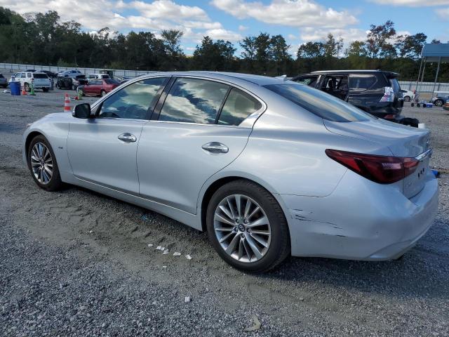 JN1EV7AR0JM443775 - 2018 INFINITI Q50 LUXE SILVER photo 2