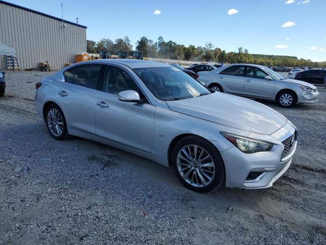 JN1EV7AR0JM443775 - 2018 INFINITI Q50 LUXE SILVER photo 4
