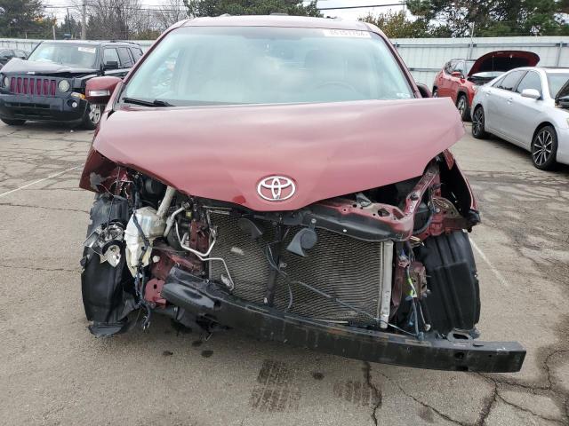 5TDDK3DC0DS050479 - 2013 TOYOTA SIENNA XLE RED photo 5