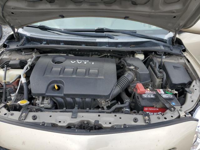 1NXBU4EE3AZ222787 - 2010 TOYOTA COROLLA BASE ოქროსფერი ფოტო 11