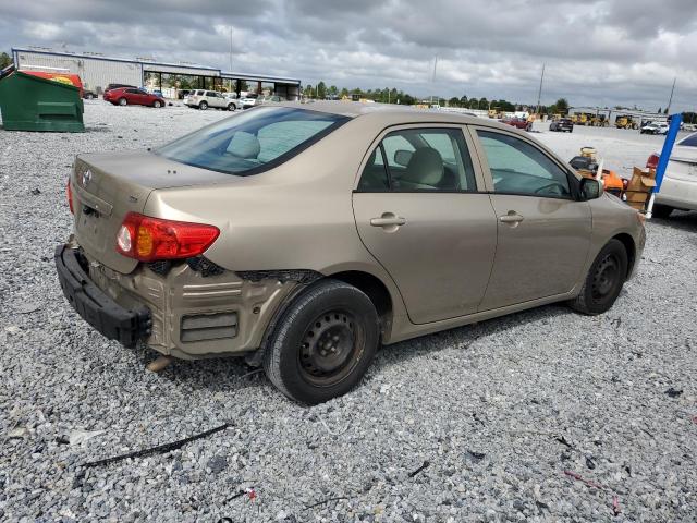 1NXBU4EE3AZ222787 - 2010 TOYOTA COROLLA BASE ოქროსფერი ფოტო 3