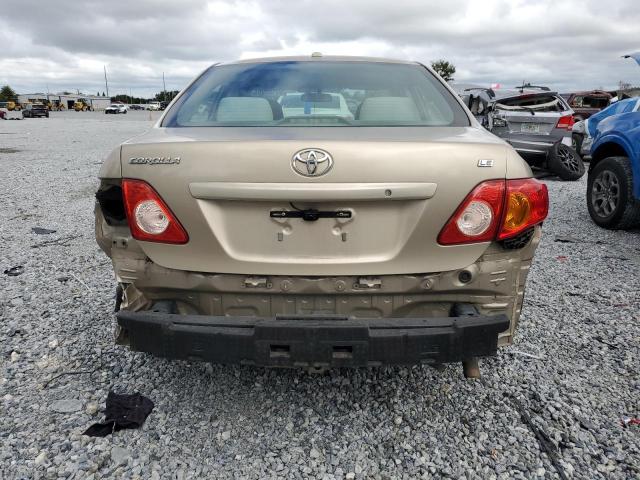 1NXBU4EE3AZ222787 - 2010 TOYOTA COROLLA BASE ოქროსფერი ფოტო 6