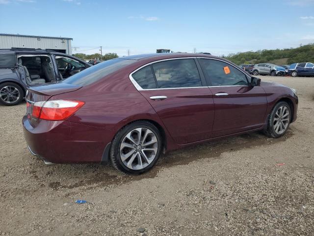 1HGCR2F5XDA198282 - 2013 HONDA ACCORD SPORT BURGUNDY photo 3