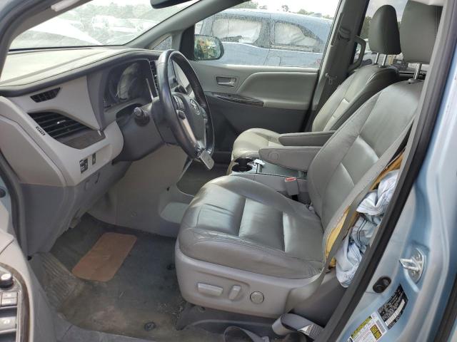 5TDYK3DC7GS692977 - 2016 TOYOTA SIENNA XLE BLUE photo 14