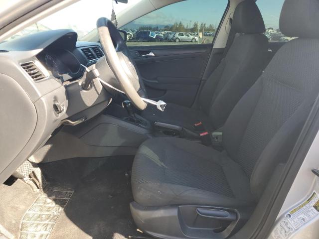 3VW2K7AJ9CM370476 - 2012 VOLKSWAGEN JETTA BASE SILVER photo 7