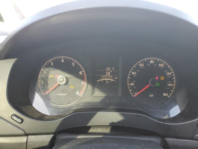 3VW2K7AJ9CM370476 - 2012 VOLKSWAGEN JETTA BASE SILVER photo 9