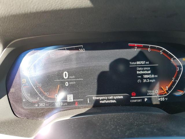 5UXCR6C57KLL06092 - 2019 BMW X5 XDRIVE40I BLUE photo 9