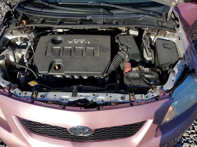 JTDBU4EE9AJ069886 - 2010 TOYOTA COROLLA BASE PINK photo 11