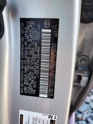 JTDBU4EE9AJ069886 - 2010 TOYOTA COROLLA BASE PINK photo 12