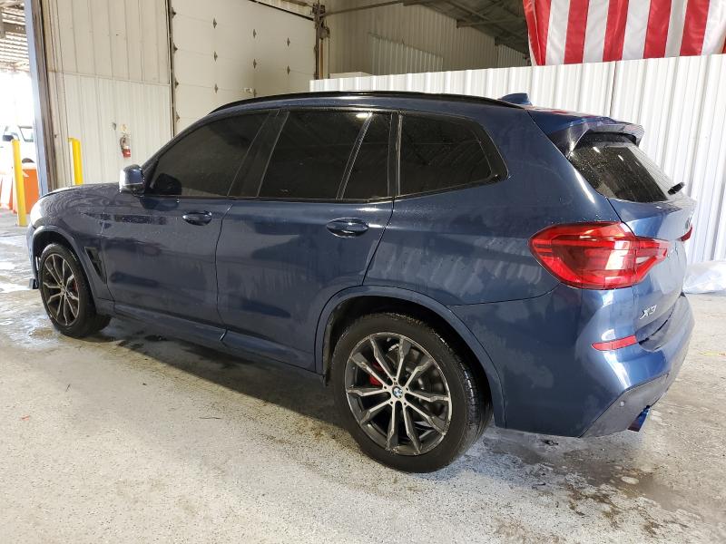 5UXTY3C04M9H60843 - 2021 BMW X3 SDRIVE30I BLUE photo 2