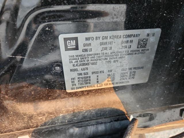 KL4CJASB5KB716652 - 2019 BUICK ENCORE PREFERRED BLACK photo 13