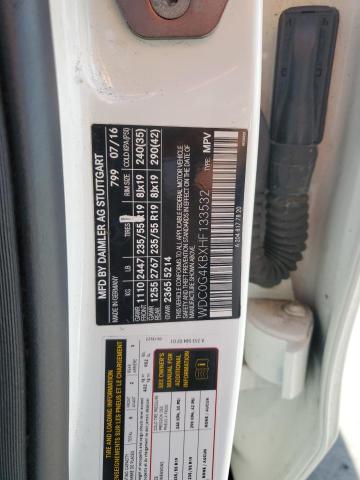 WDC0G4KBXHF133532 - 2017 MERCEDES-BENZ GLC 300 4MATIC WHITE photo 13