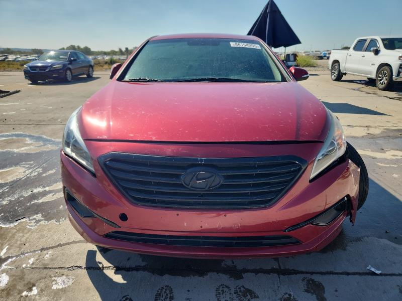 5NPE34AF9HH547676 - 2017 HYUNDAI SONATA SPORT RED photo 5