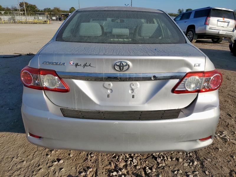 2T1BU4EE5DC944882 - 2013 TOYOTA COROLLA BASE SILVER photo 6