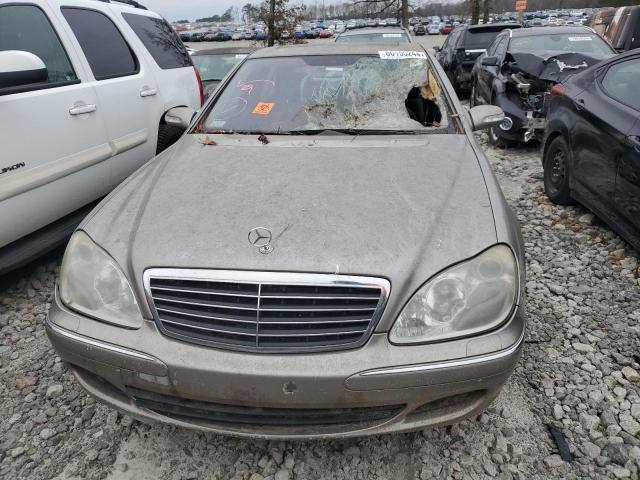 WDBNG83J46A482140 - 2006 MERCEDES-BENZ S 430 4MATIC GRAY photo 5