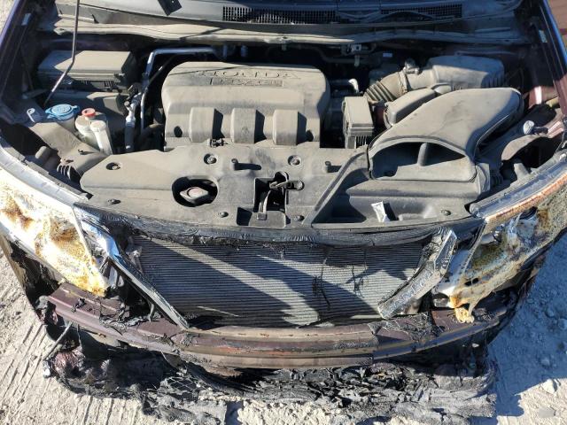 5FNRL5H95FB108770 - 2015 HONDA ODYSSEY TOURING BURGUNDY photo 12