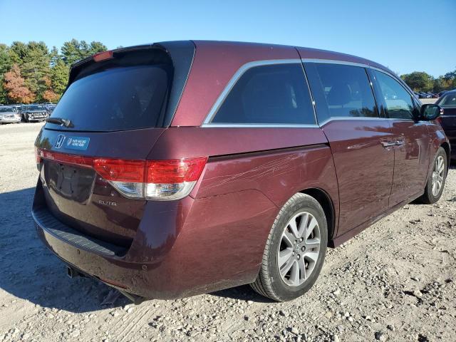 5FNRL5H95FB108770 - 2015 HONDA ODYSSEY TOURING BURGUNDY photo 3