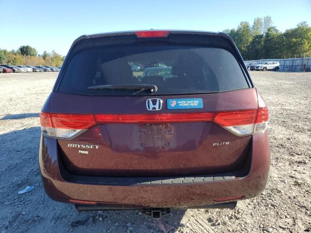 5FNRL5H95FB108770 - 2015 HONDA ODYSSEY TOURING BURGUNDY photo 6