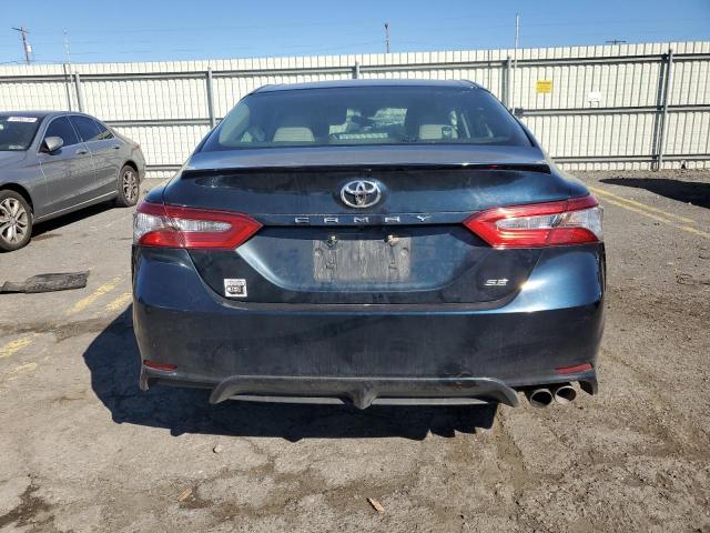 4T1B11HK3JU624074 - 2018 TOYOTA CAMRY L BLUE photo 6